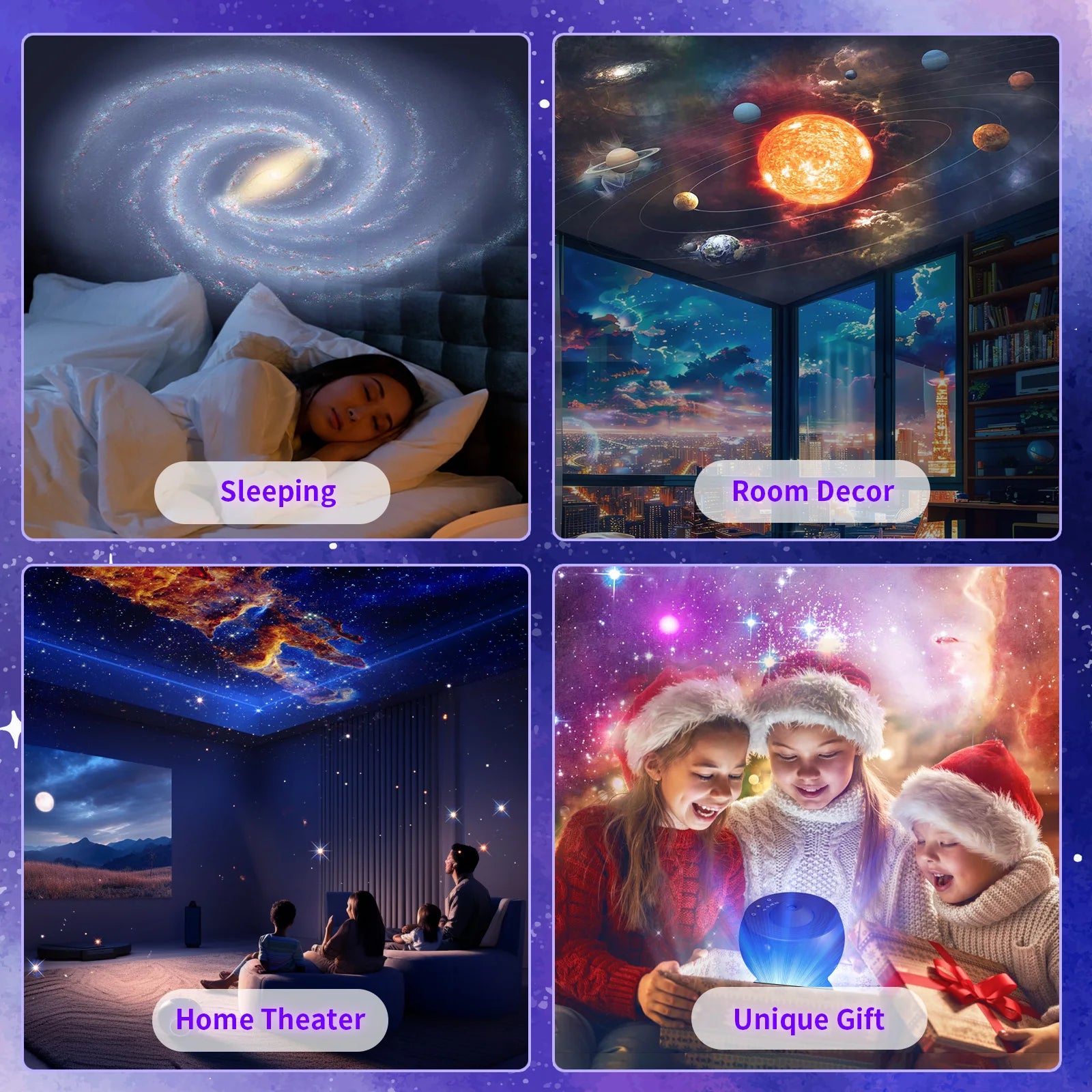 Planetarium Projector for Bedroom, 13 in 1 Star Projector Light