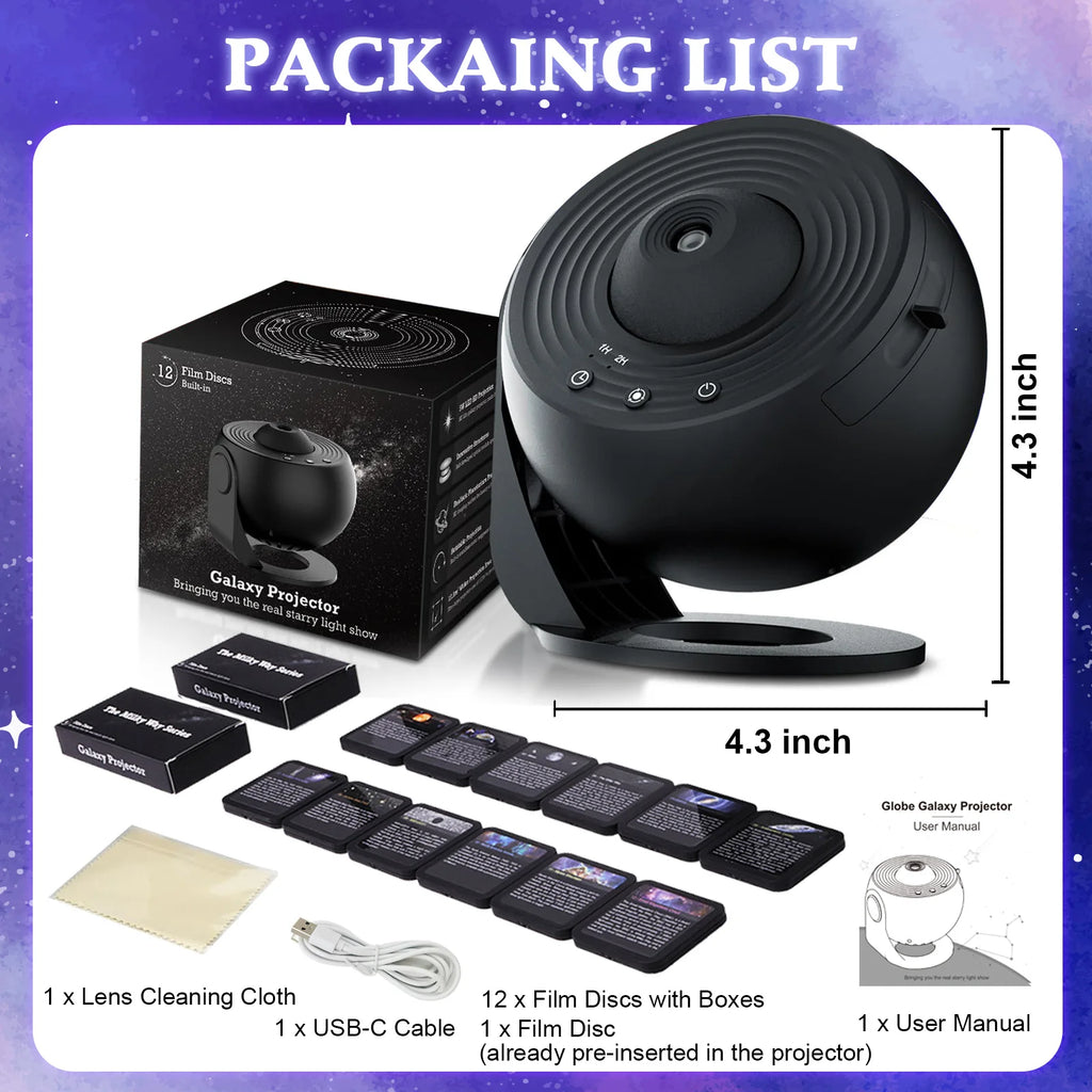 Planetarium Projector for Bedroom, 13 in 1 Star Projector Light