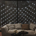 VidaXL W2B LED Net Light 9.8'x 6.6' Cool White PVC Water-Resistant Decorative Lighting