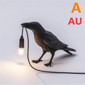 FCJ Creative Auspicious Bird Resin Wall Lamp Decoration Elegant Desk Lamps