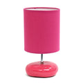 TD Creekwood Home Traditional Mini Round Rock Table Lamp for Nursery Study Office Living Room Versatile Bookshelf Nightstand