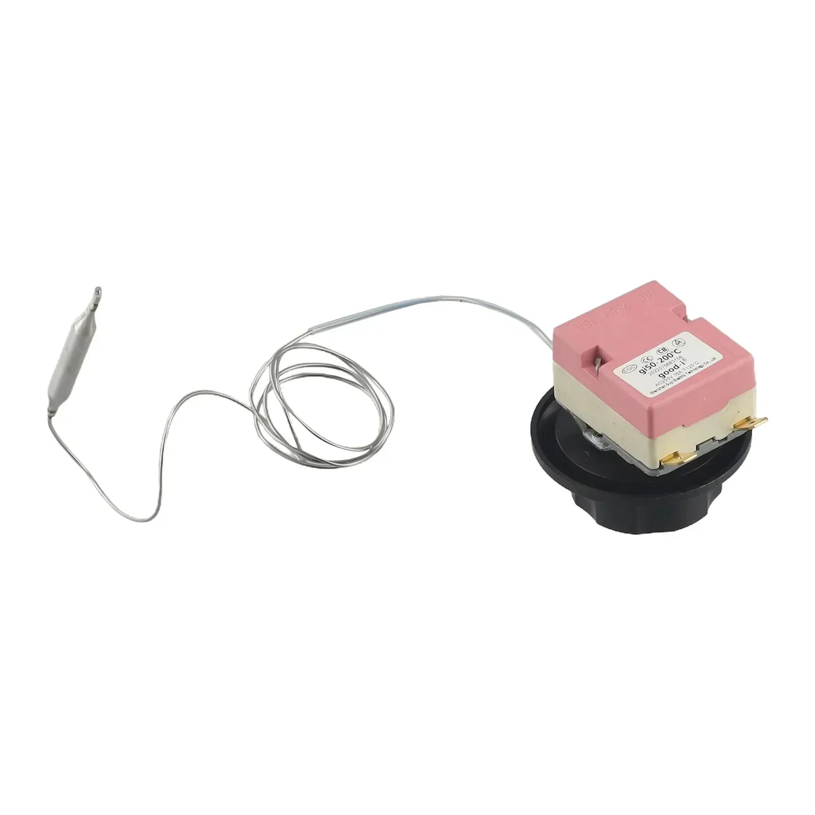 Controller Switch Oven Thermostat 60-200℃ Adjustable Temperature Electric Kitchen Home Appliance Set Metal Plastic High Quality