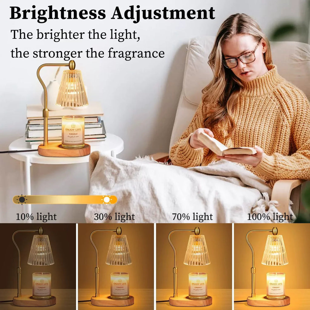 New Home Decoration Wax Melting Lamp Decorative Home Ambient Fragrance Decor Timer and Height Adjustable