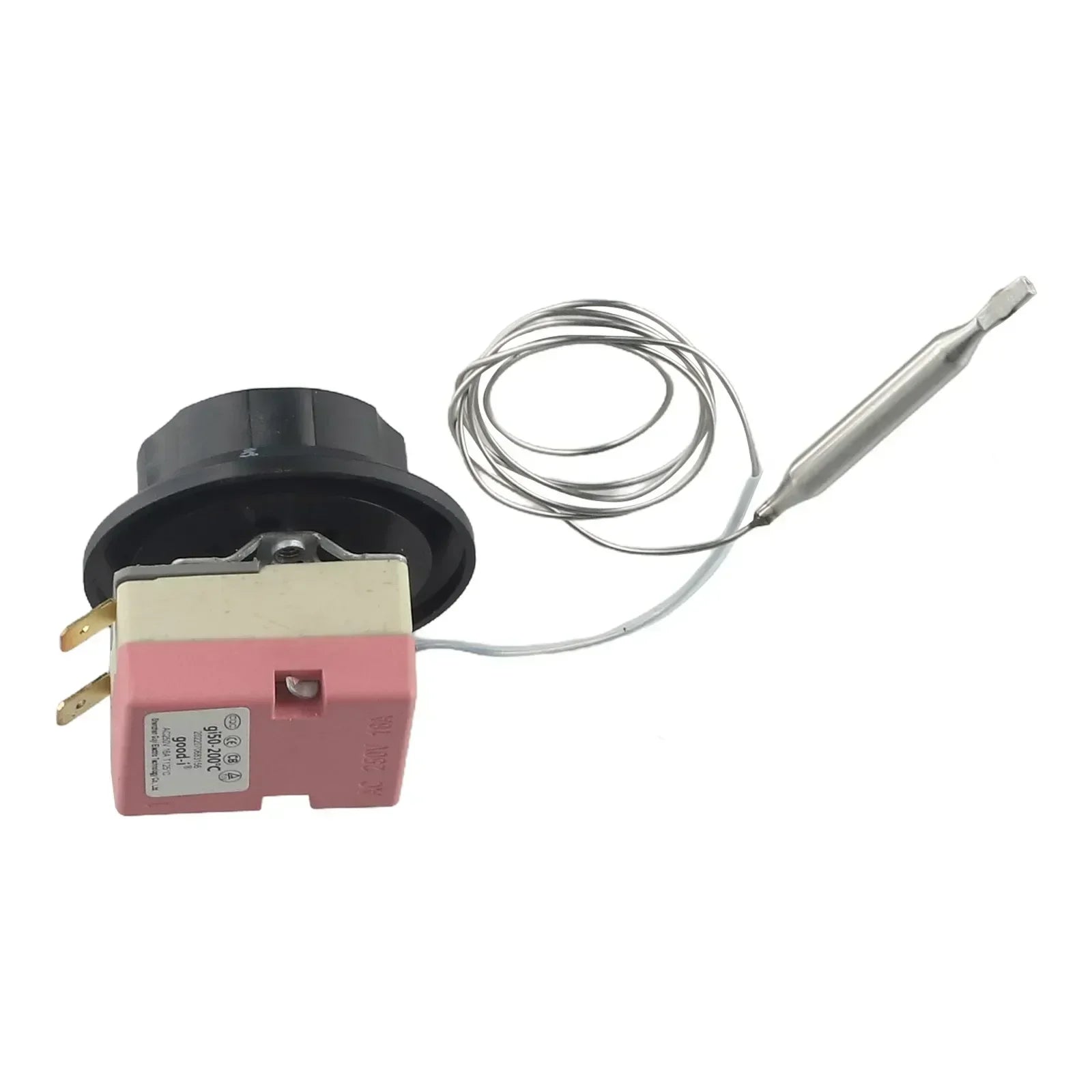 Controller Switch Oven Thermostat 60-200℃ Adjustable Temperature Electric Kitchen Home Appliance Set Metal Plastic High Quality