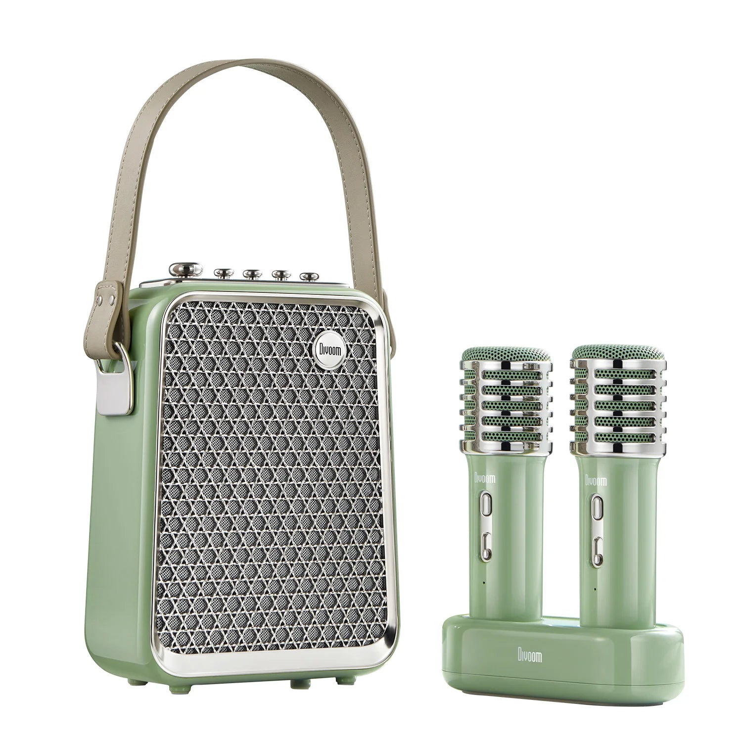 Divoom SongBird-HQ Portable Bluetooth Speaker Home Home Ktv Sound Set Home Karaoke Speakers Microphone Karaoke Microphone