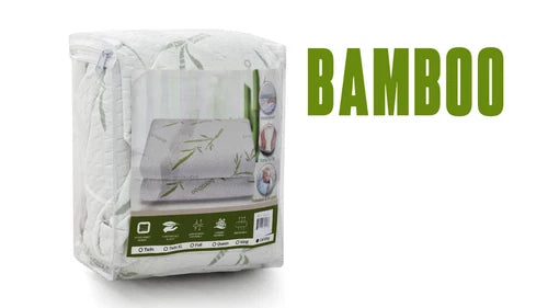 Bamboo Mattress Protector Hypoallergenic & Breathable Waterproof Mattress Cover